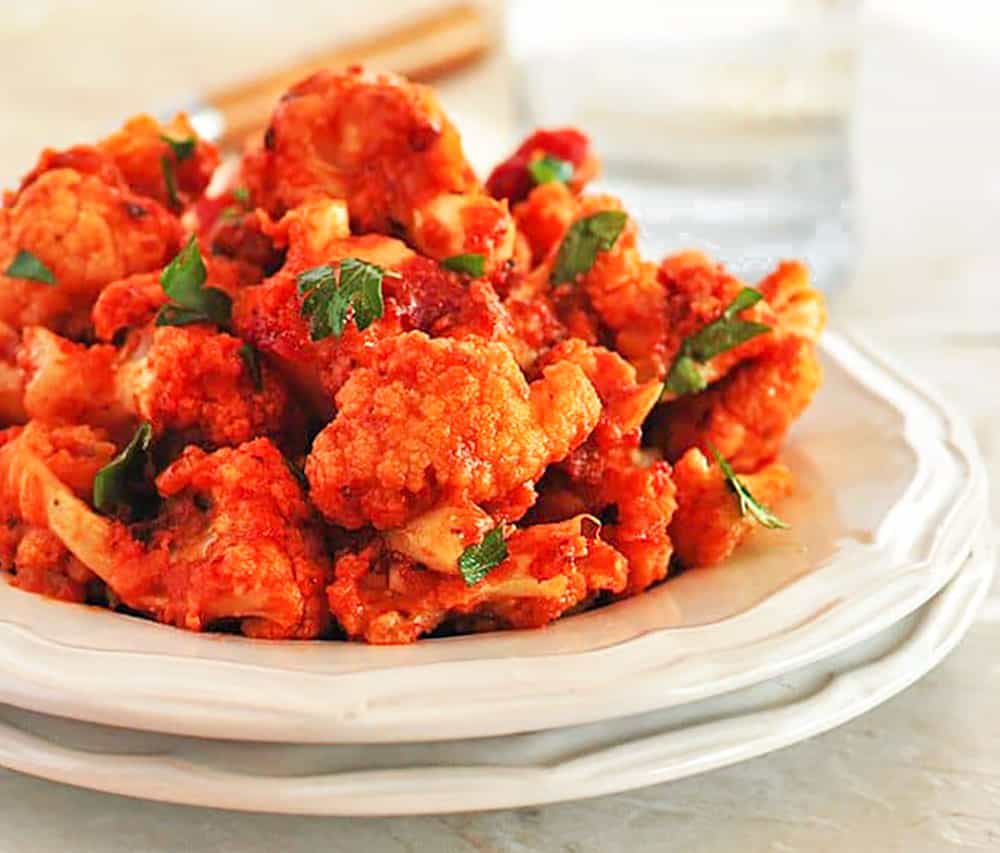 Roasted Cauliflower In Marinara Sauce