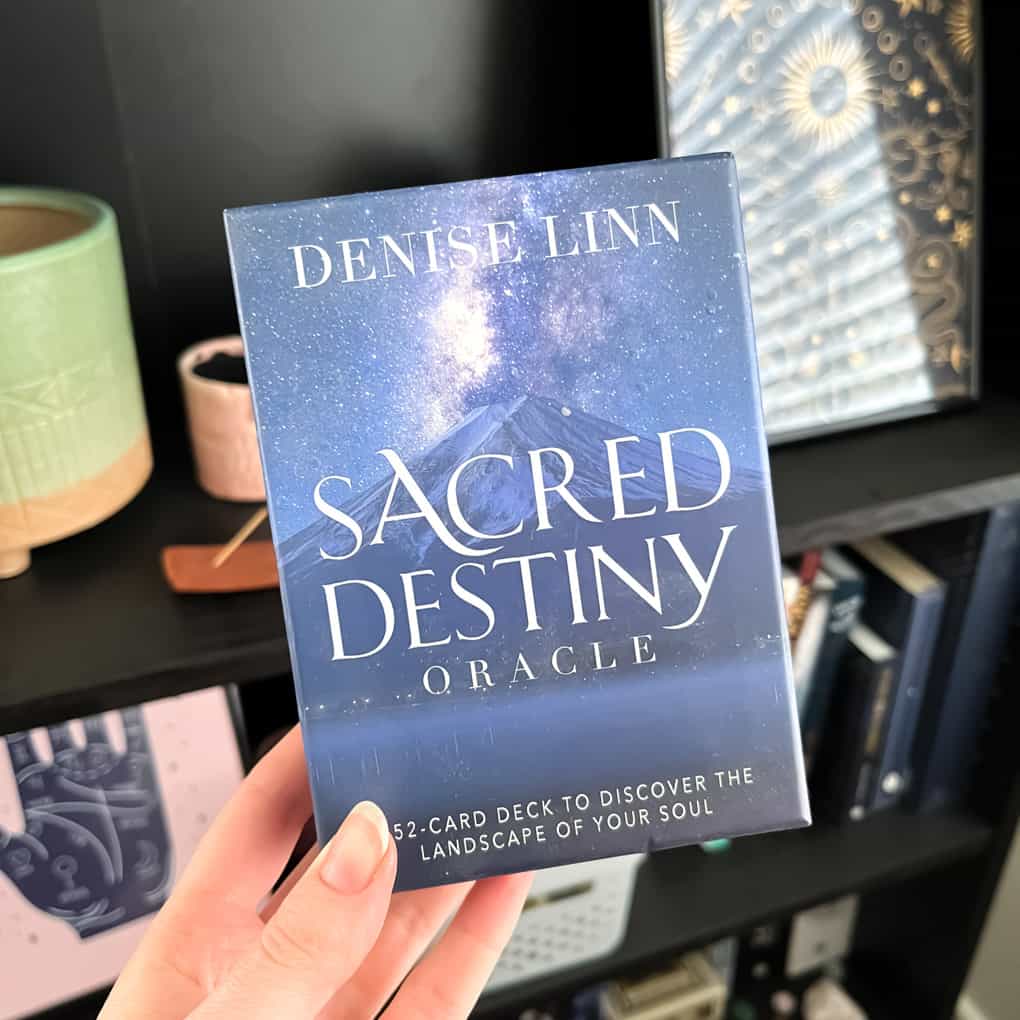 sacred destiny oracle deck - a 52 card deck to discover the landscape of your soul