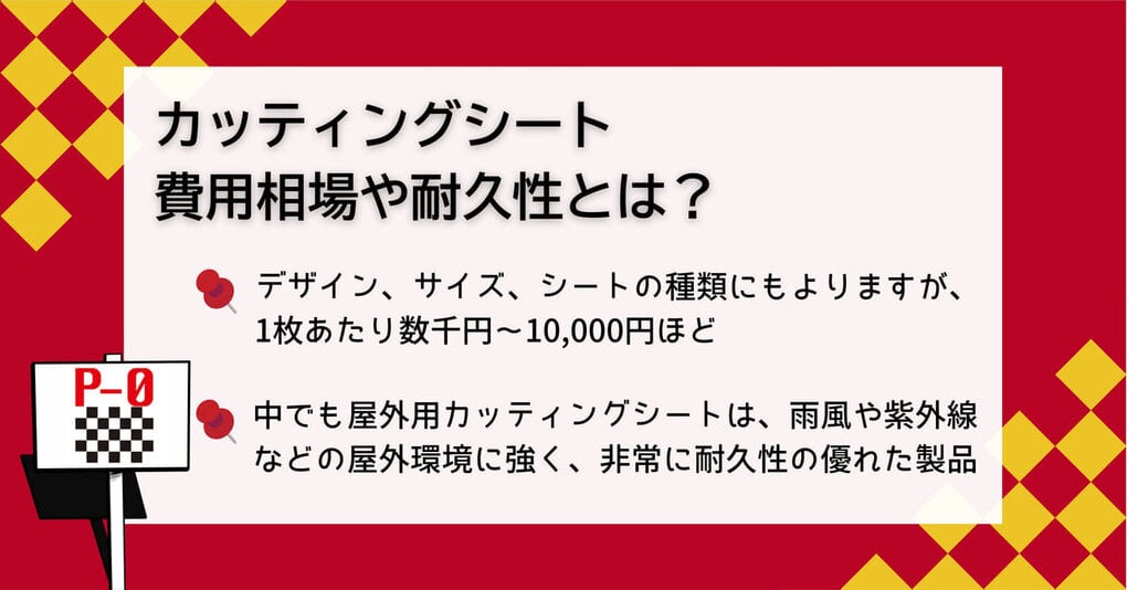 カッティングシート 費用相場