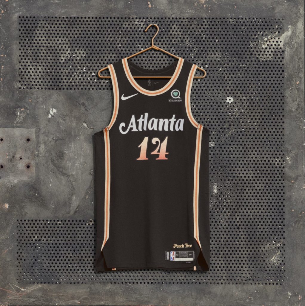 Atlanta Hawks #5 MURRY Black Jersey 2022-2023