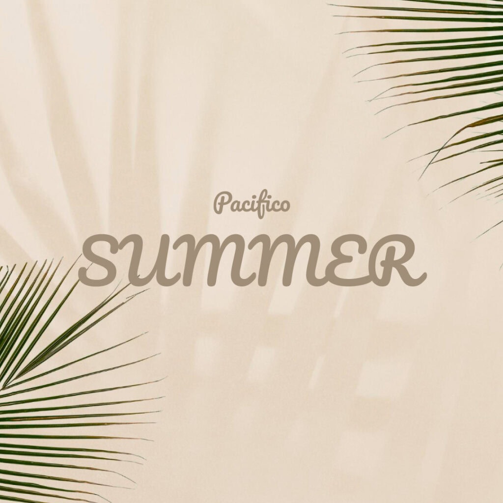 typographie pacifico