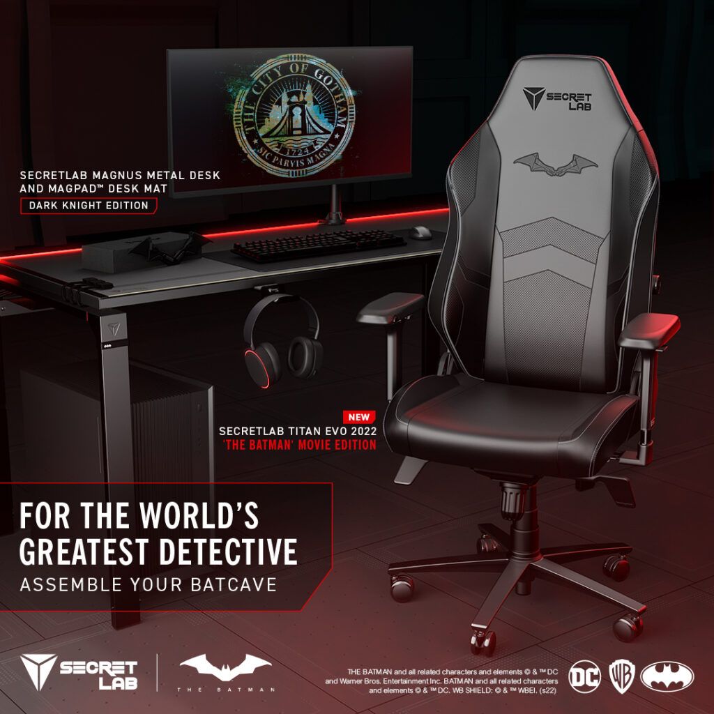 Batman gaming hot sale chair secret lab