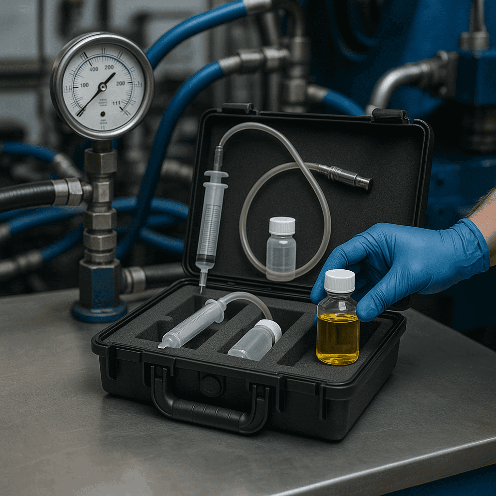 Diagnostic huile hydraulique - nouveau kit disponible