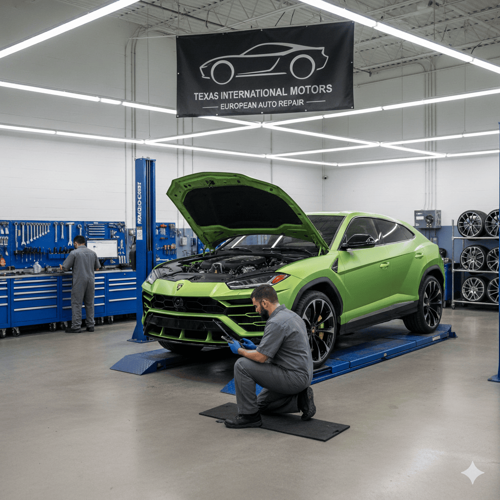 Lamborghini Mechanic Shop