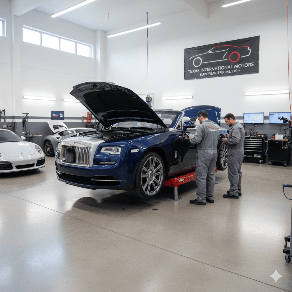 Houston Rolls Royce Mechanic Shop