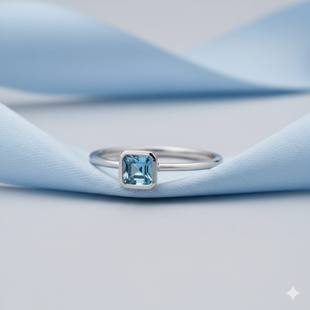 cincin permata topaz