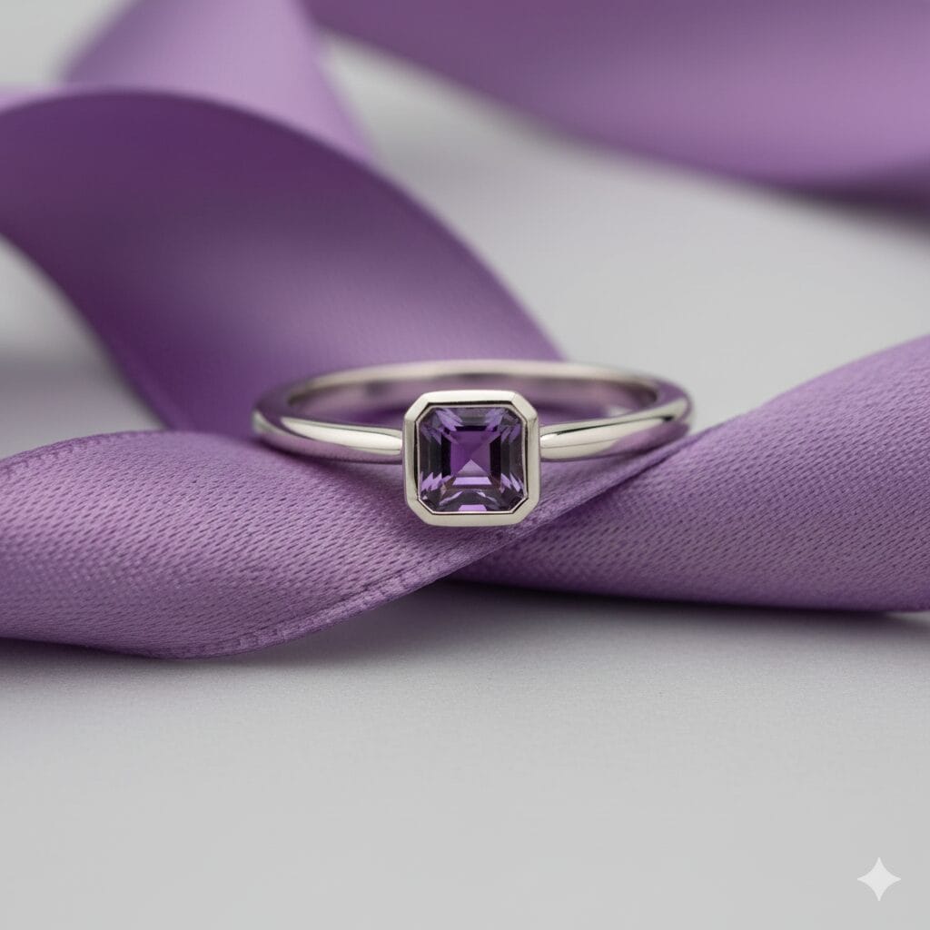 cincin permata amethyst