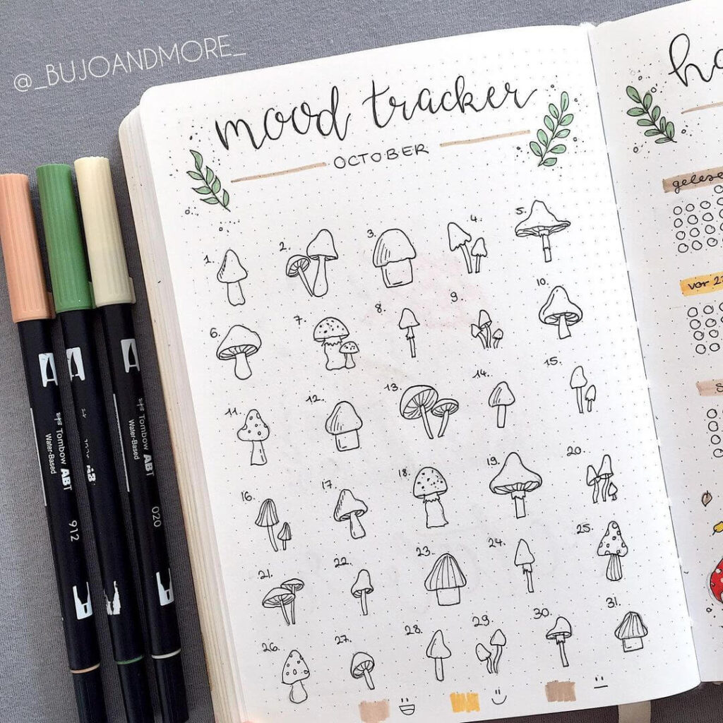 toadstool mood tracker