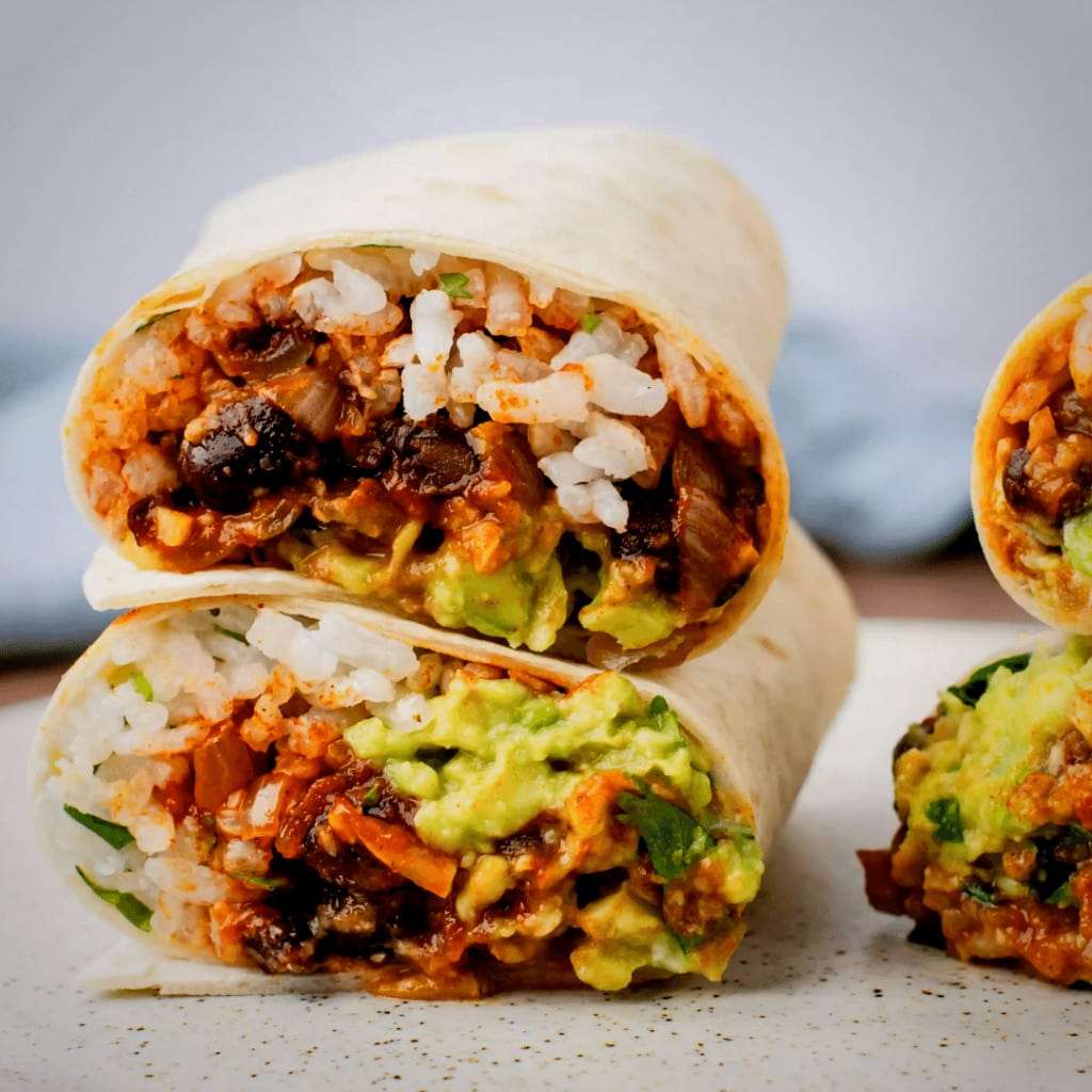 Bean and Rice Burritos