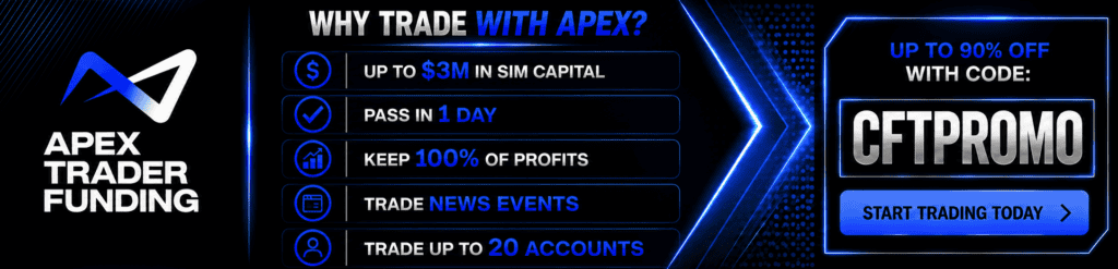 Apex trader Funding review payout rules products discount promo code CFT futures prop firm best