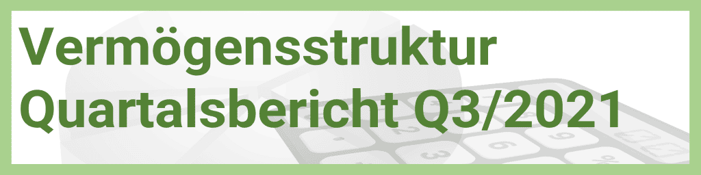 Vermögensstruktur Ende Q3 / 2021
