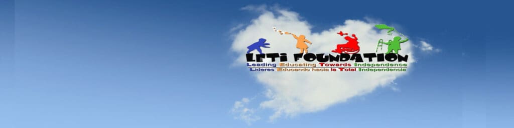 LETI FOUNDATION LOGO IN HEART SHAPED CLOUD