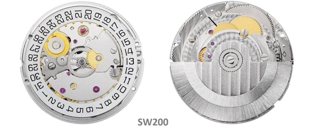 Sellita-SW200 vs eta 2824 Sellita-SW200 vs eta 2824