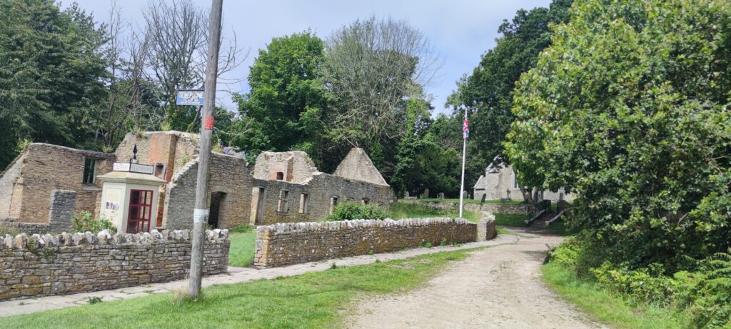 Abandoned WWII village Tyneham