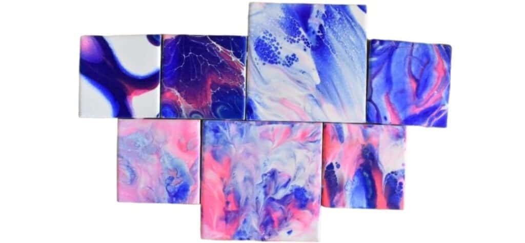 Paint Over An Old Canvas With A DIY Acrylic Pour Art: Easy Steps