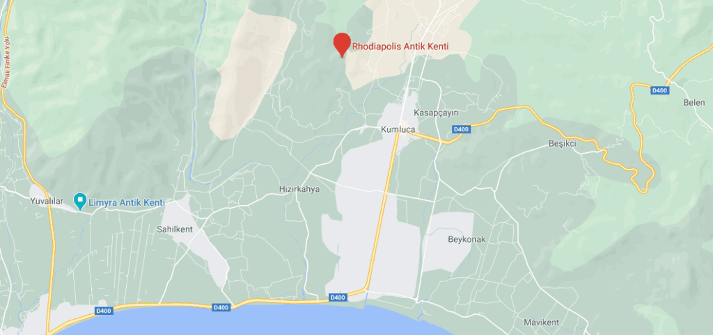 Rhodiapolis Antik Kenti Nerede