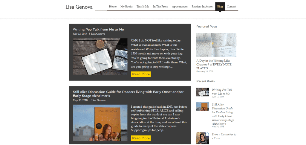 author blog