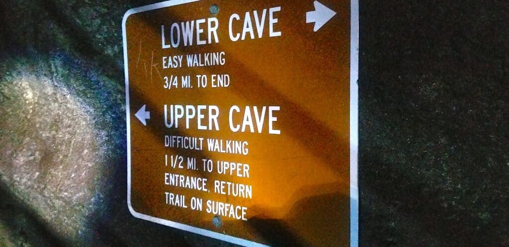 Ape Cave Trail Sign Washington