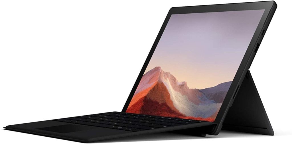 Solde Amazon : Promo actuelle à – 327 € sur l&rsquo;ordinateur portable – Tablette Microsoft  Surface Pro 7 Noir