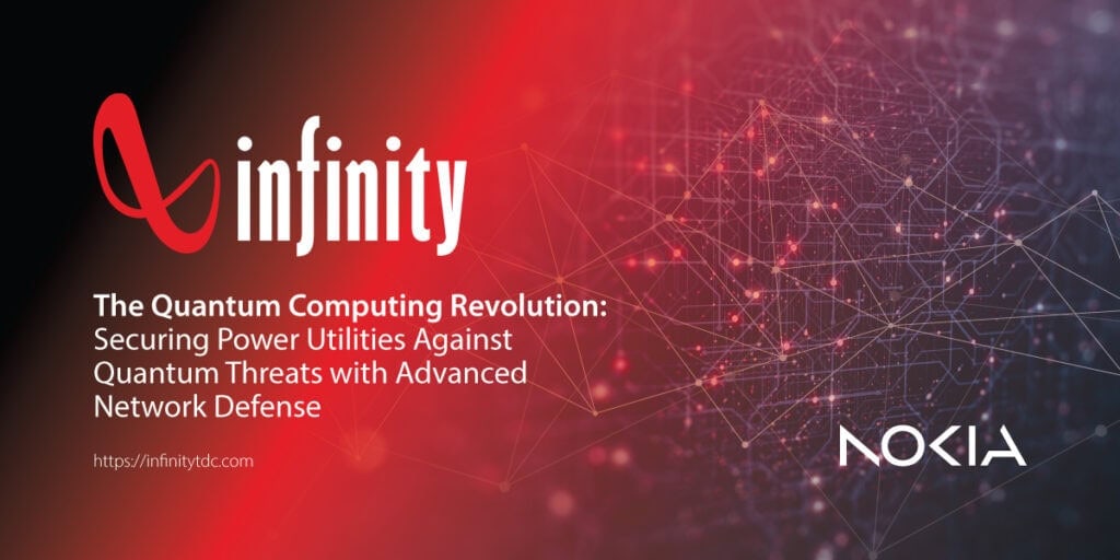 artist depiction of quantum threats as quantum computing stands to revolutize power utilities