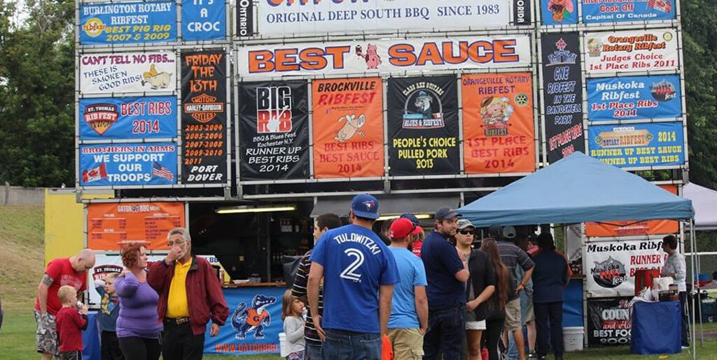 Brantford Kinsmen Ribfest Ribber vendor