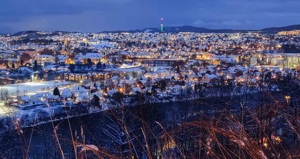 Trondheim in winter