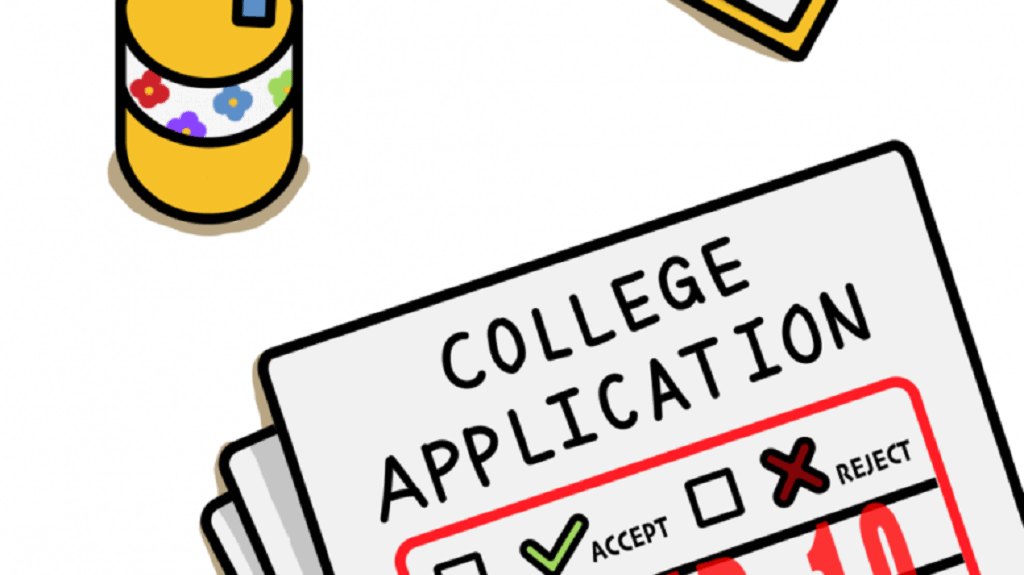 A sample college application.