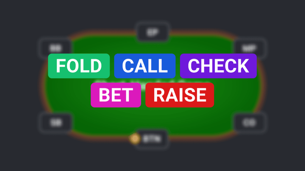 acciones de poker