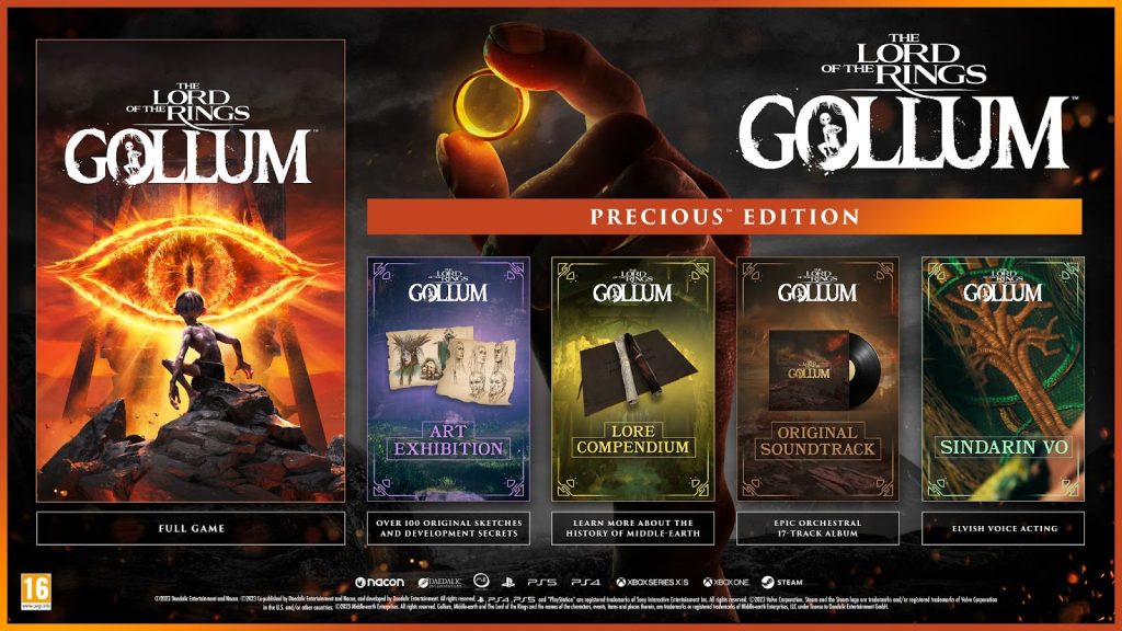 The Lord of the Rings Gollum Gameplay Trailer Teaser 4K (2022)