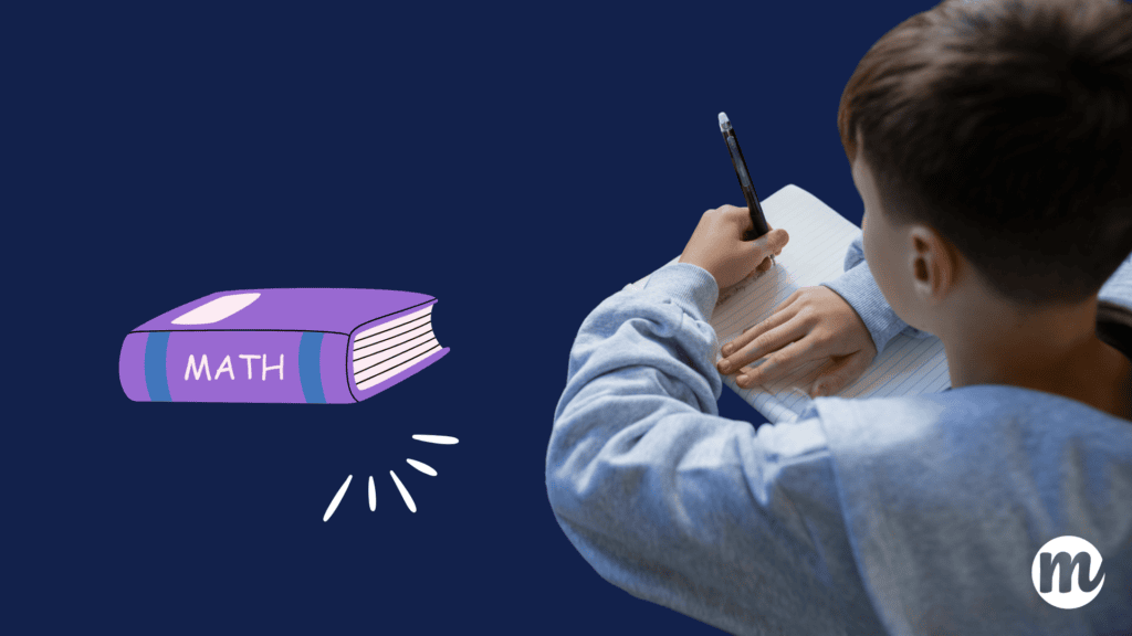 Élève concentré sur un exercice de mathématiques, en train de travailler les identités remarquables, l'identité remarquable cube, la factorisation en ligne et les exercices de delta maths sur la factorisation.