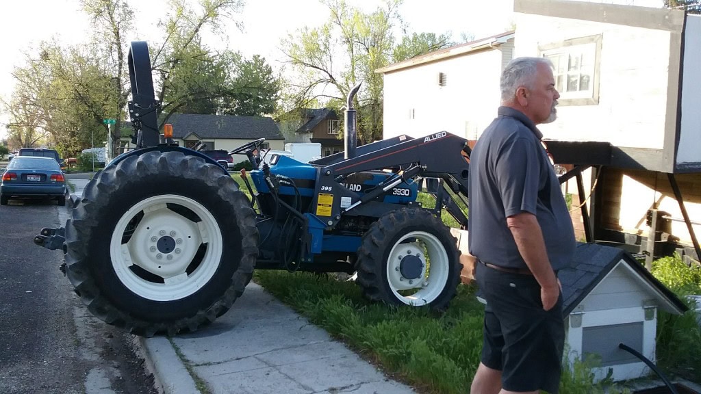 Lucky to know a guy who has a tractor! ;-) 