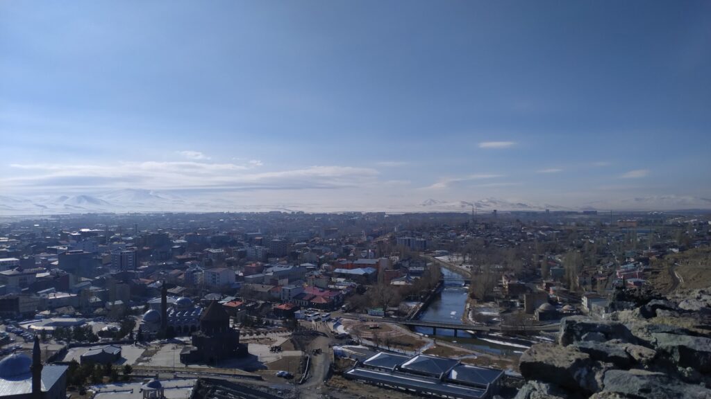 kars kalesi manzarası