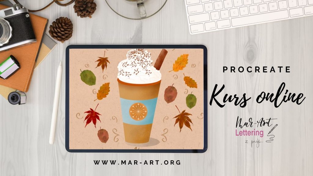 kurs online Procreate rysuje na tablecie
