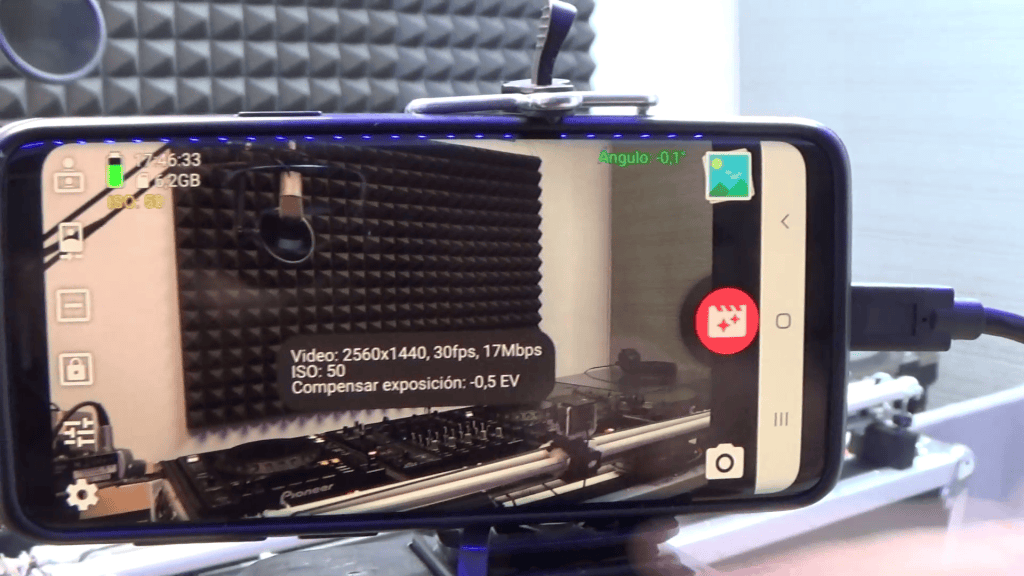 HedgeCam en modo video