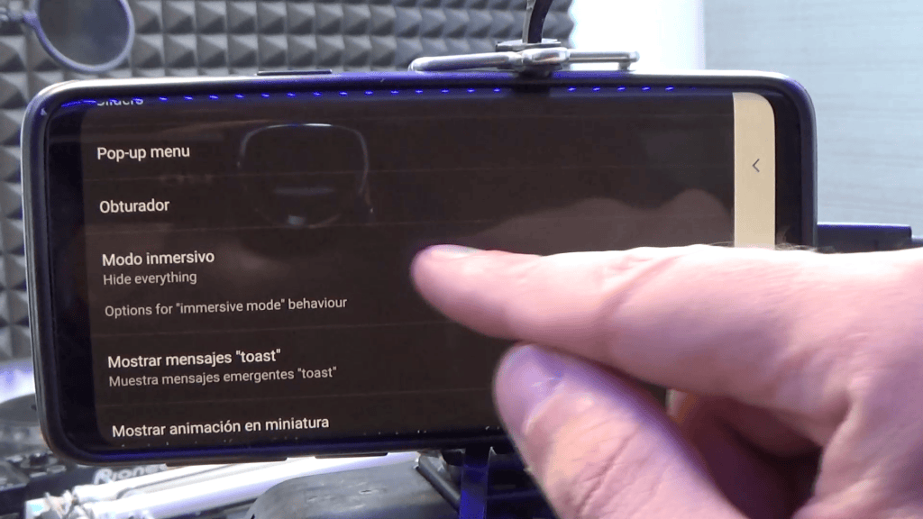 Modo inmersivo de HedgeCam