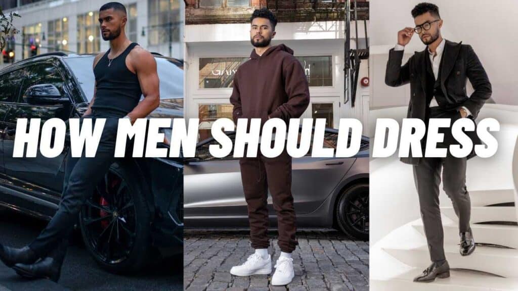 how men should dress in a professional aesthetic