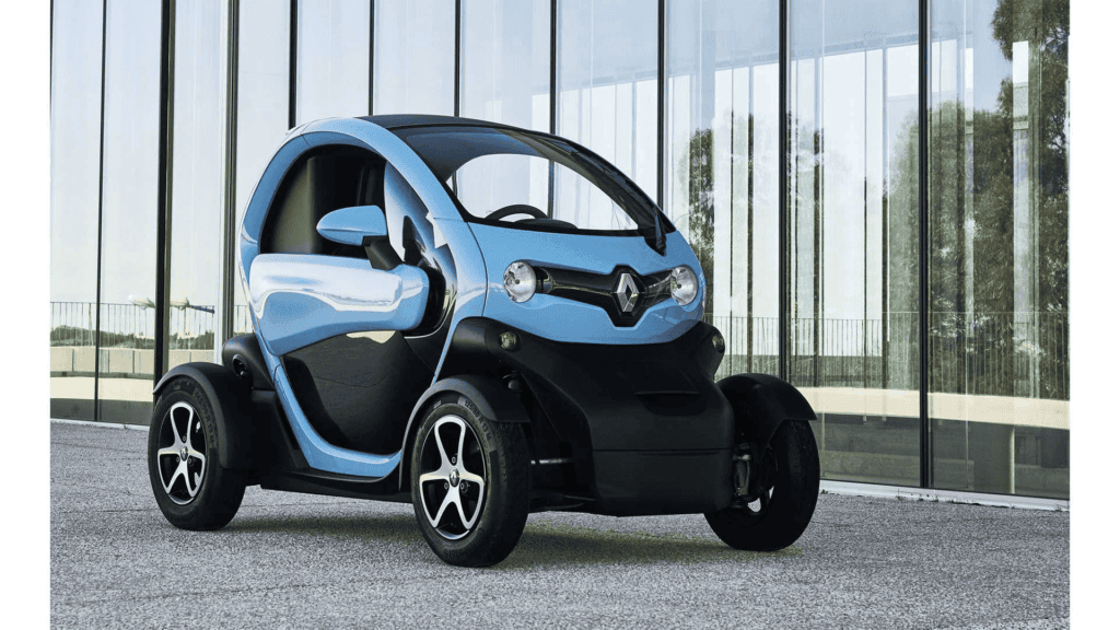 Véhicule électrique sans permis : photo de la Renault Twizy