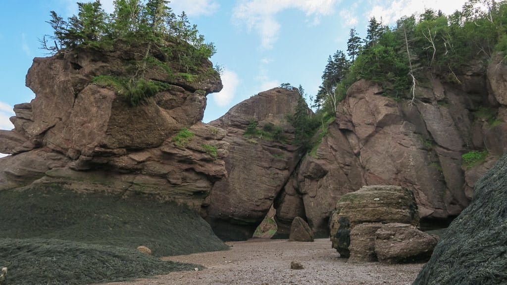 Cliffs where a ranger said the Falcons should be nesting.