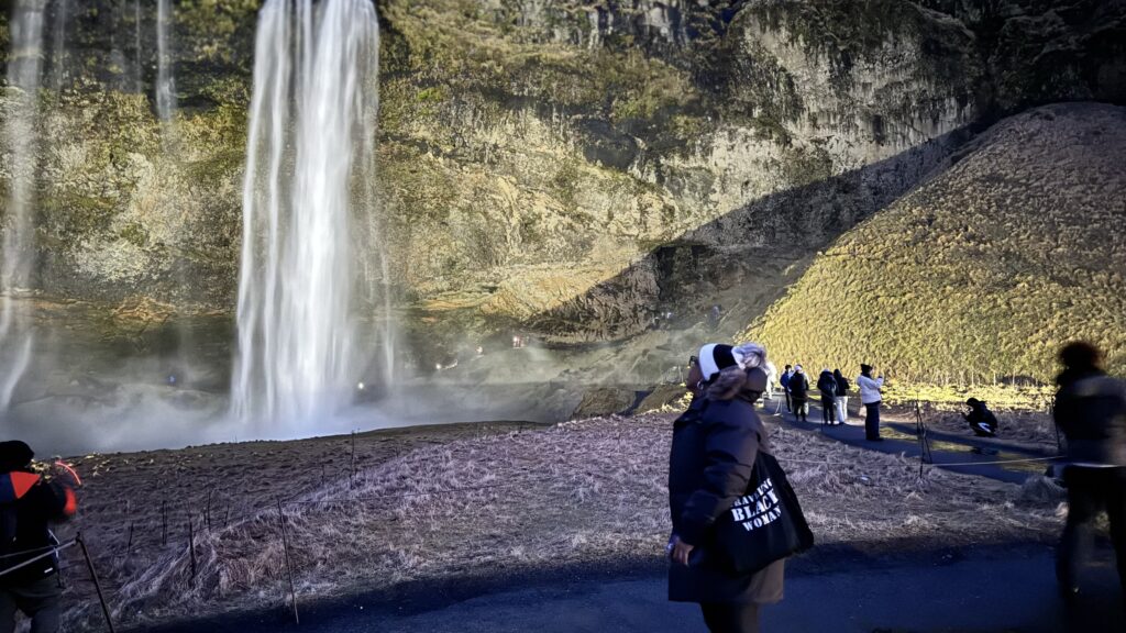 Seljandloss Waterfall in Iceland - South Coast