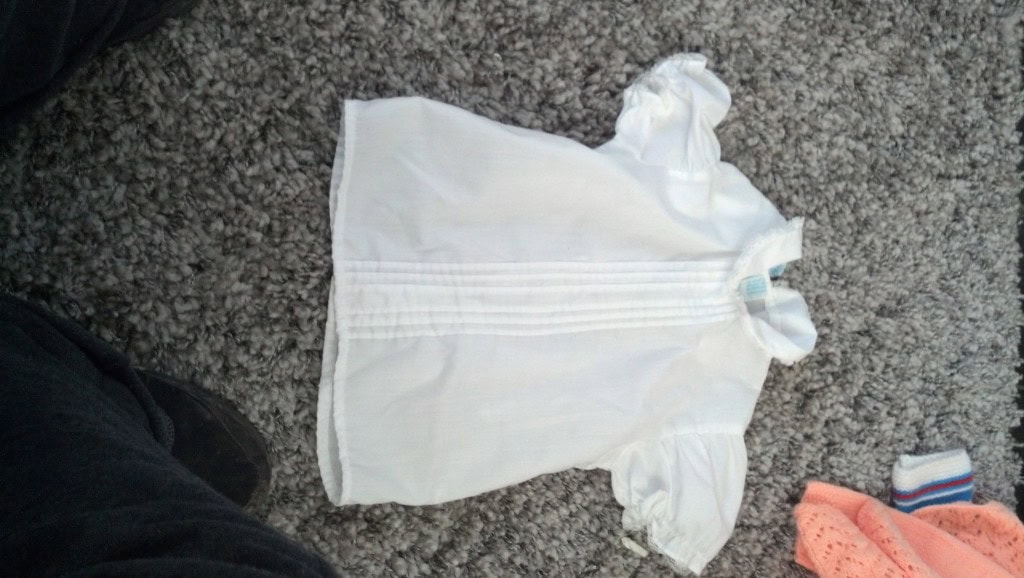 I feel like this is a chefs jacket too, and sine MiniMiller will have to get accustom to dressing up it's perfect! :)