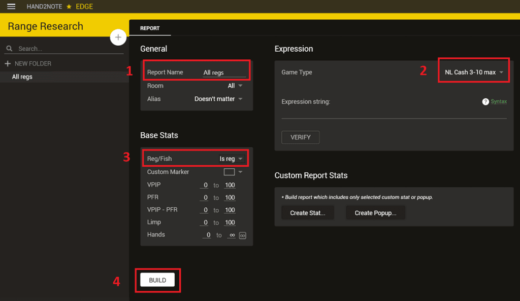 Range Research report for regular players