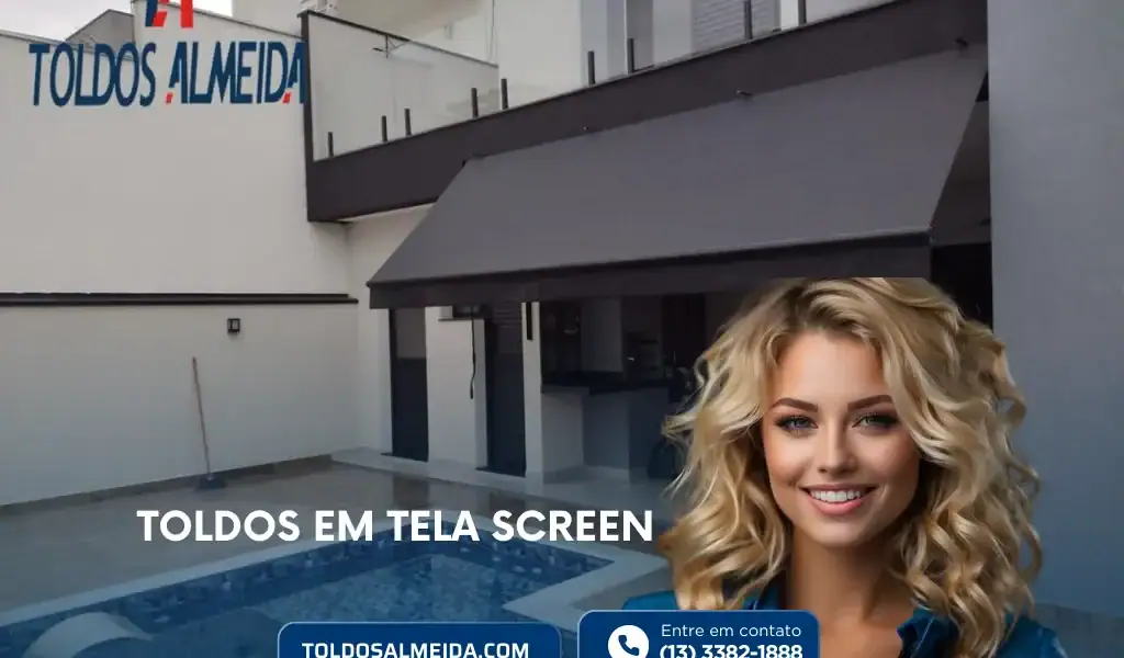 Toldos em tela Screen Toldos Almeida 2024 em Santos