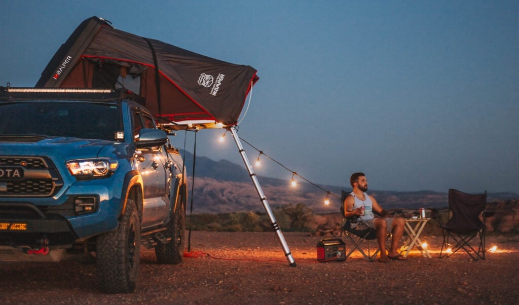 Tacoma with Rooftop Tent