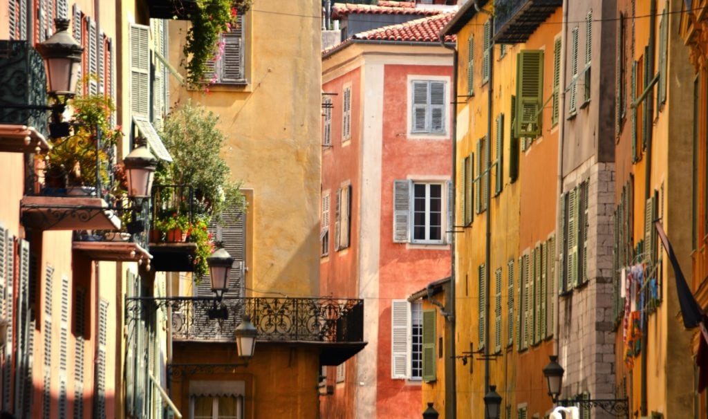 De oude stad van Nice