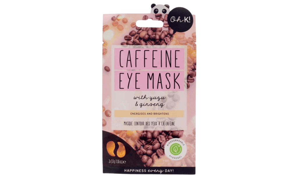 caffeine eye mask