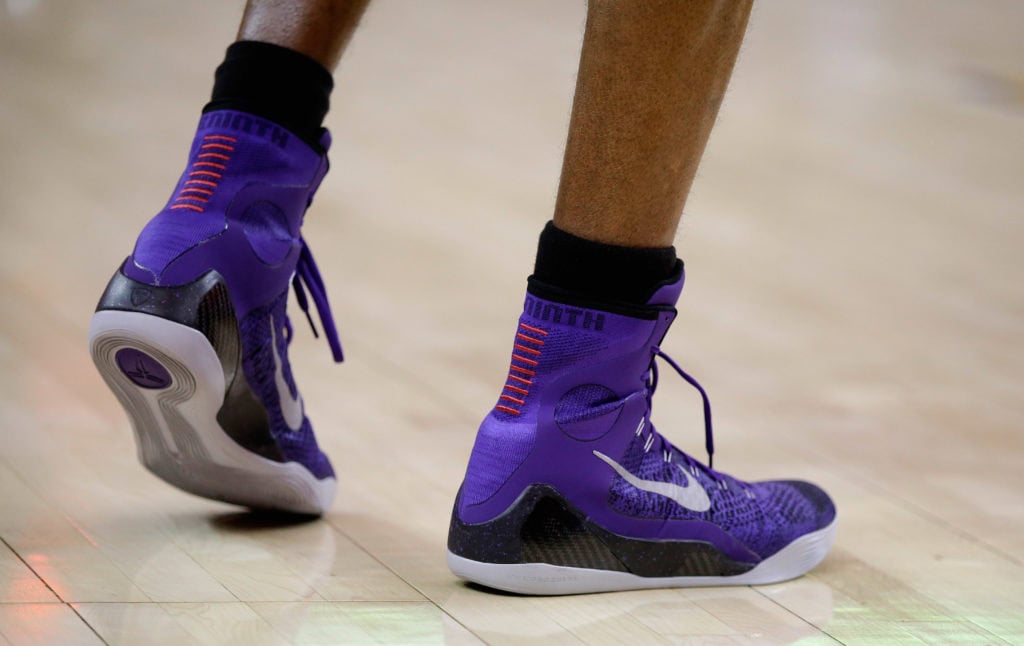 Nike Kobe 9 Elite Precision on Kobe Bryant's Feet 