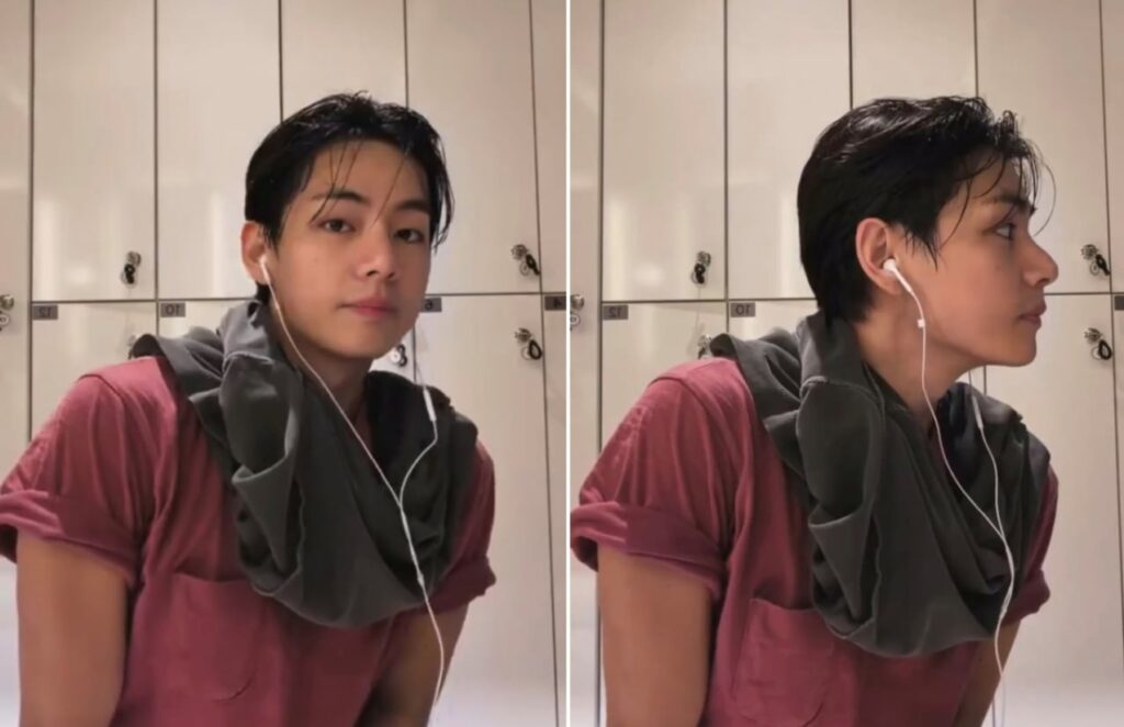 V BTS Pamer Rutinitas Olahraga dan Kejutan Manis di Pameran