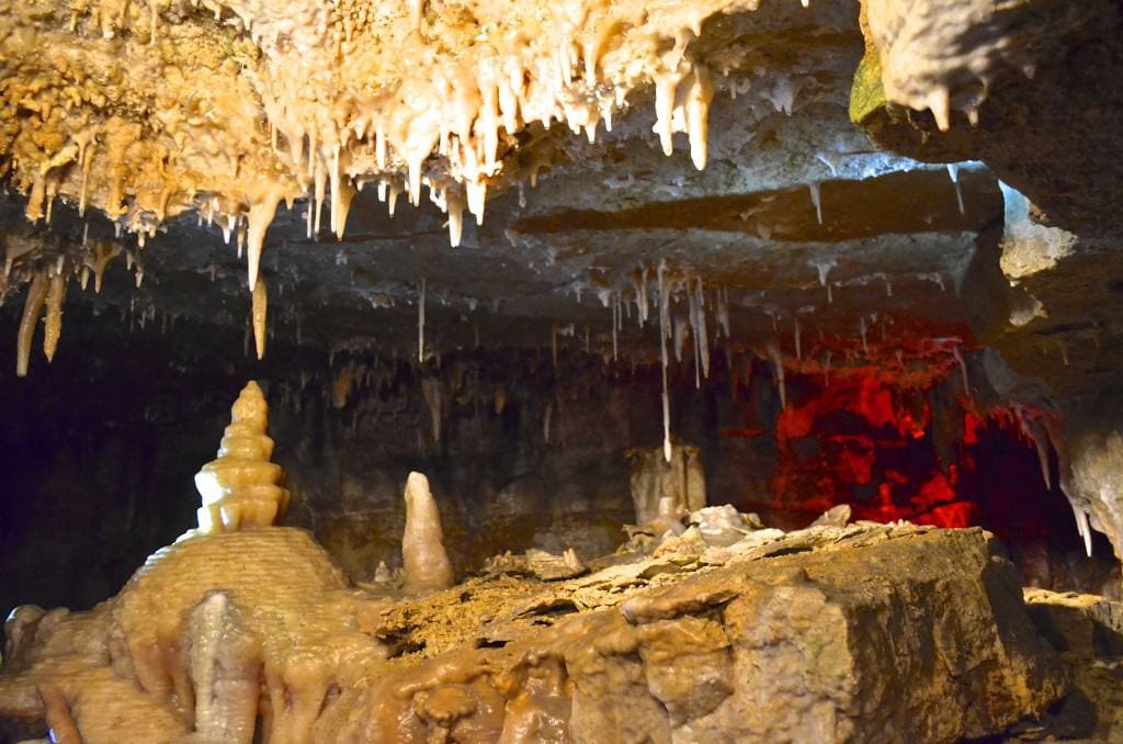 cave room in Crystal Lake Cave Dubuque, Iowa