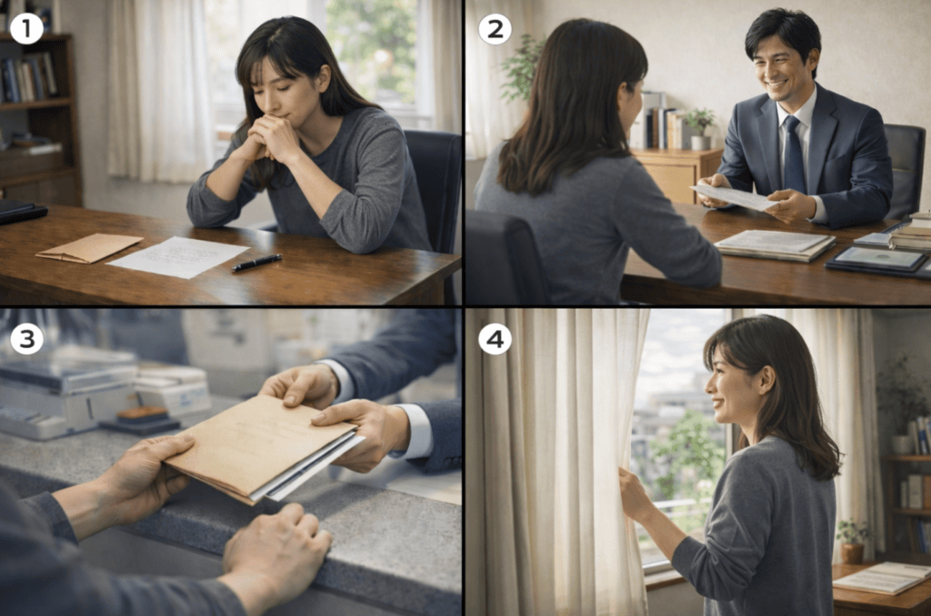 内容証明郵便で正式に通知・要求する