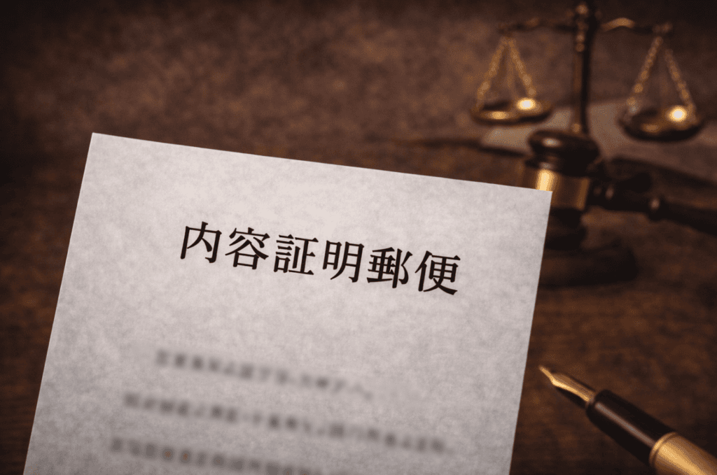 内容証明郵便を利用した通知の効果と効力